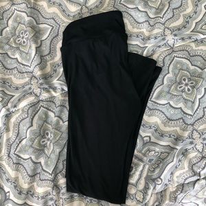 Black Lularoe OS Leggings. Never worn.